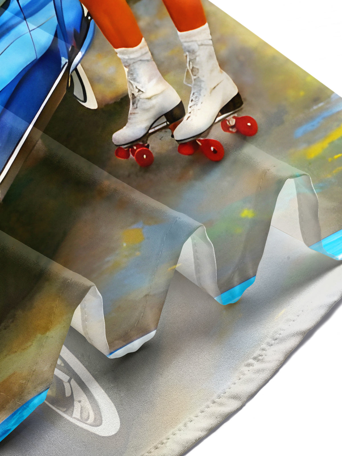 Retro Fun Fast Food Drive-in Restaurant Roller-skating Waitstaff Men's Pocket Short Sleeve Shirts