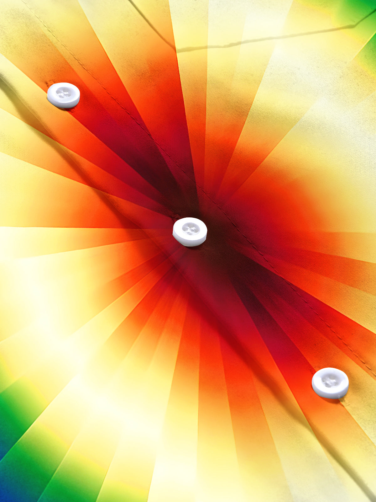 Tie Dye Men's Pocket Short Sleeve Shirts