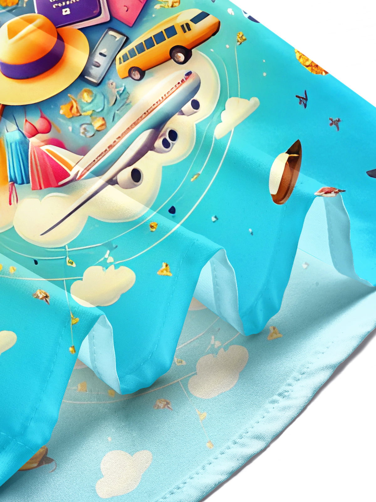 Fun Travel World Dream Men's Pocket Short Sleeve Shirts