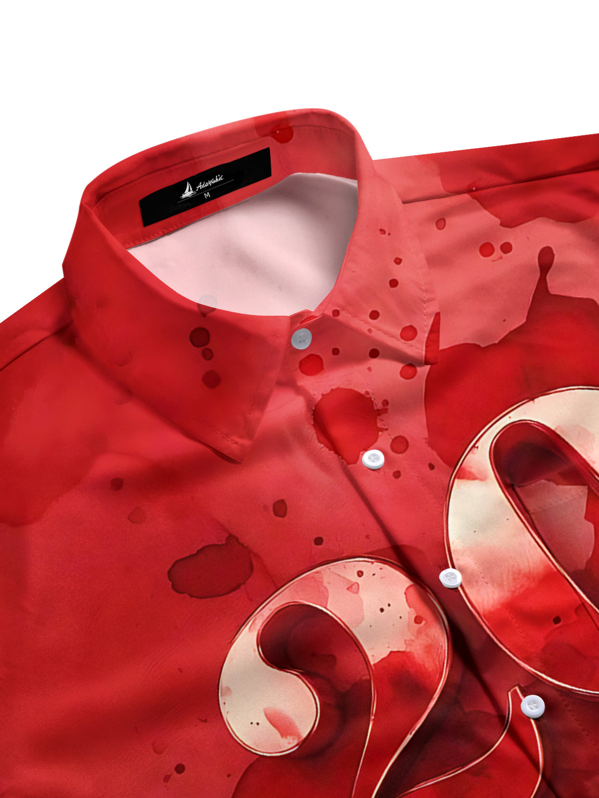 2026 Gradient Print Men's Pocket Short Sleeve Shirts