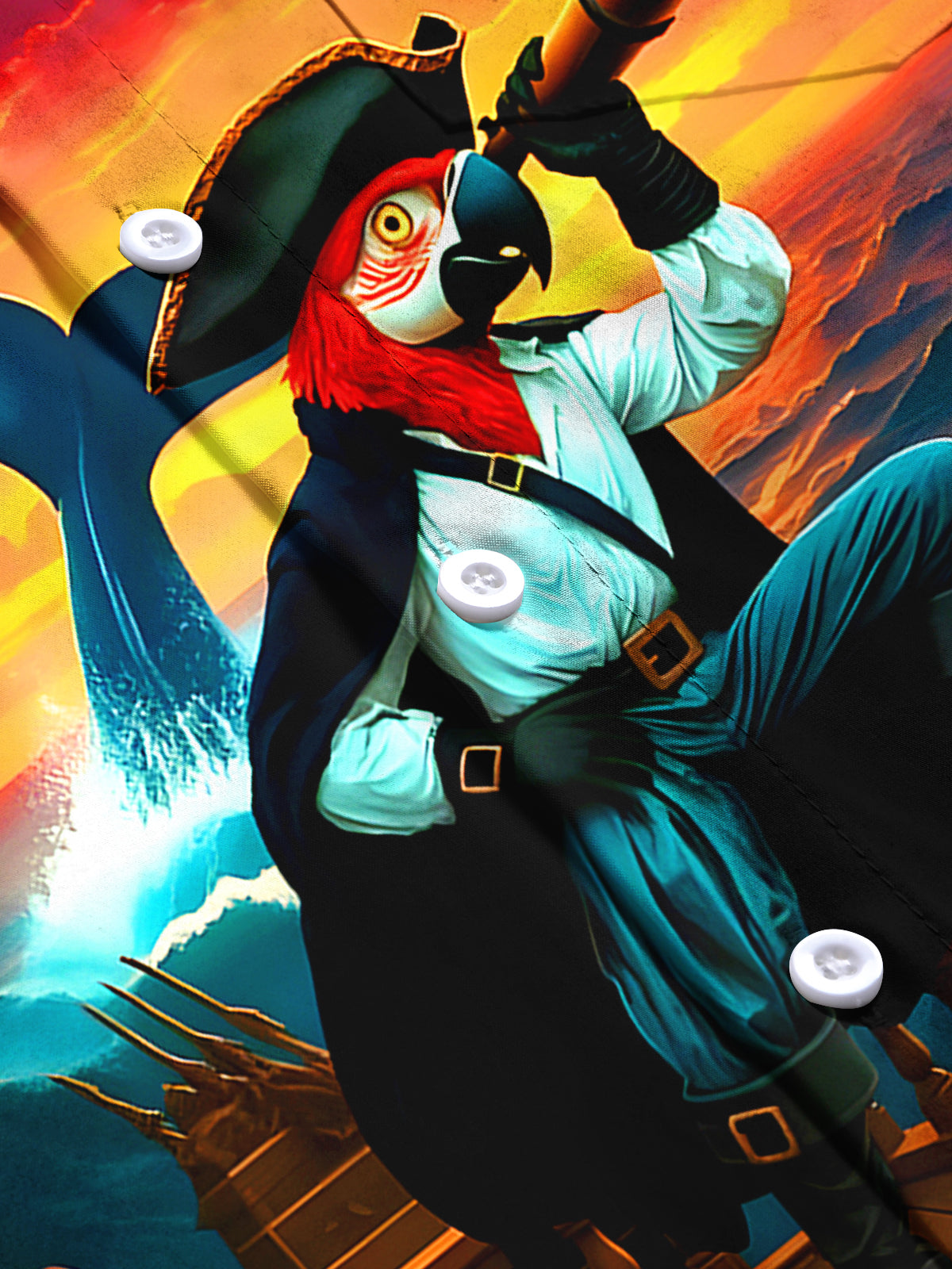 ParrotMen's Pocket Short Sleeve Shirts