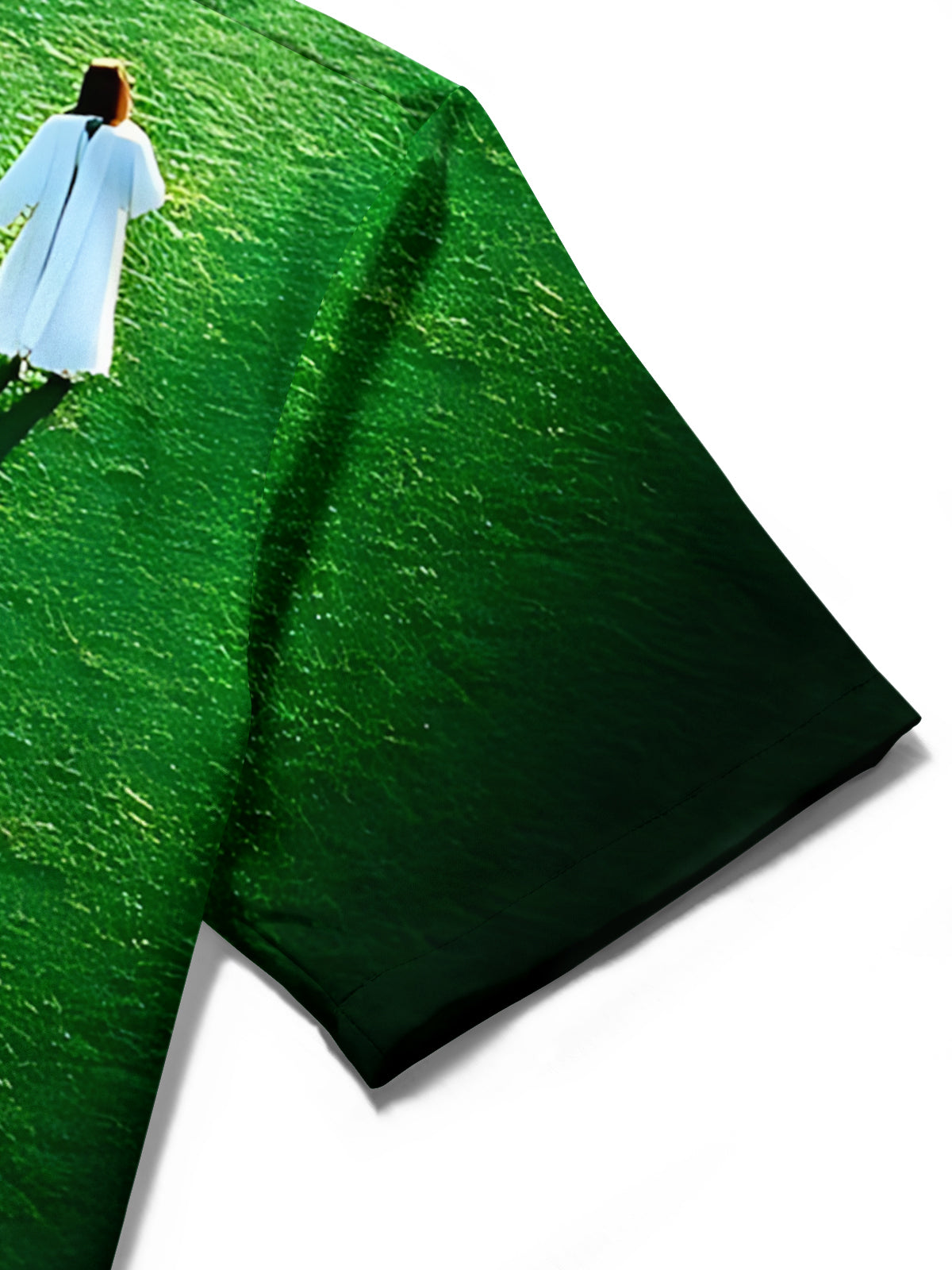 Shepherd Sheep Print Men's Pocket Short Sleeve Shirts