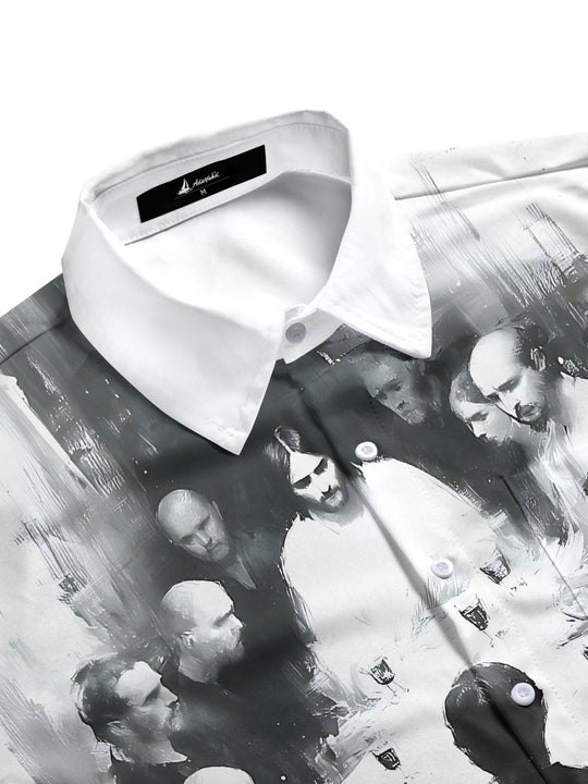 men's short sleeve shirt side view