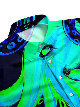 men's tropical shirt side view