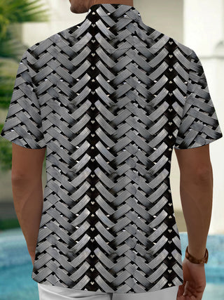 men's pocket shirt back view