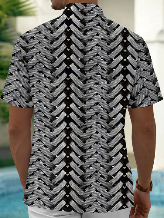 men's pocket shirt back view