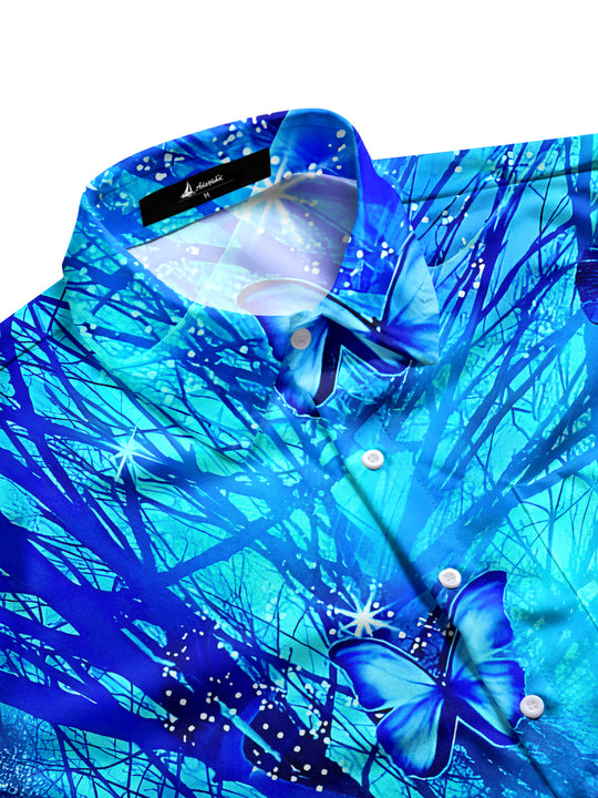 men's tropical shirt side view