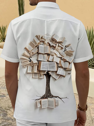 men's short sleeve shirt side view