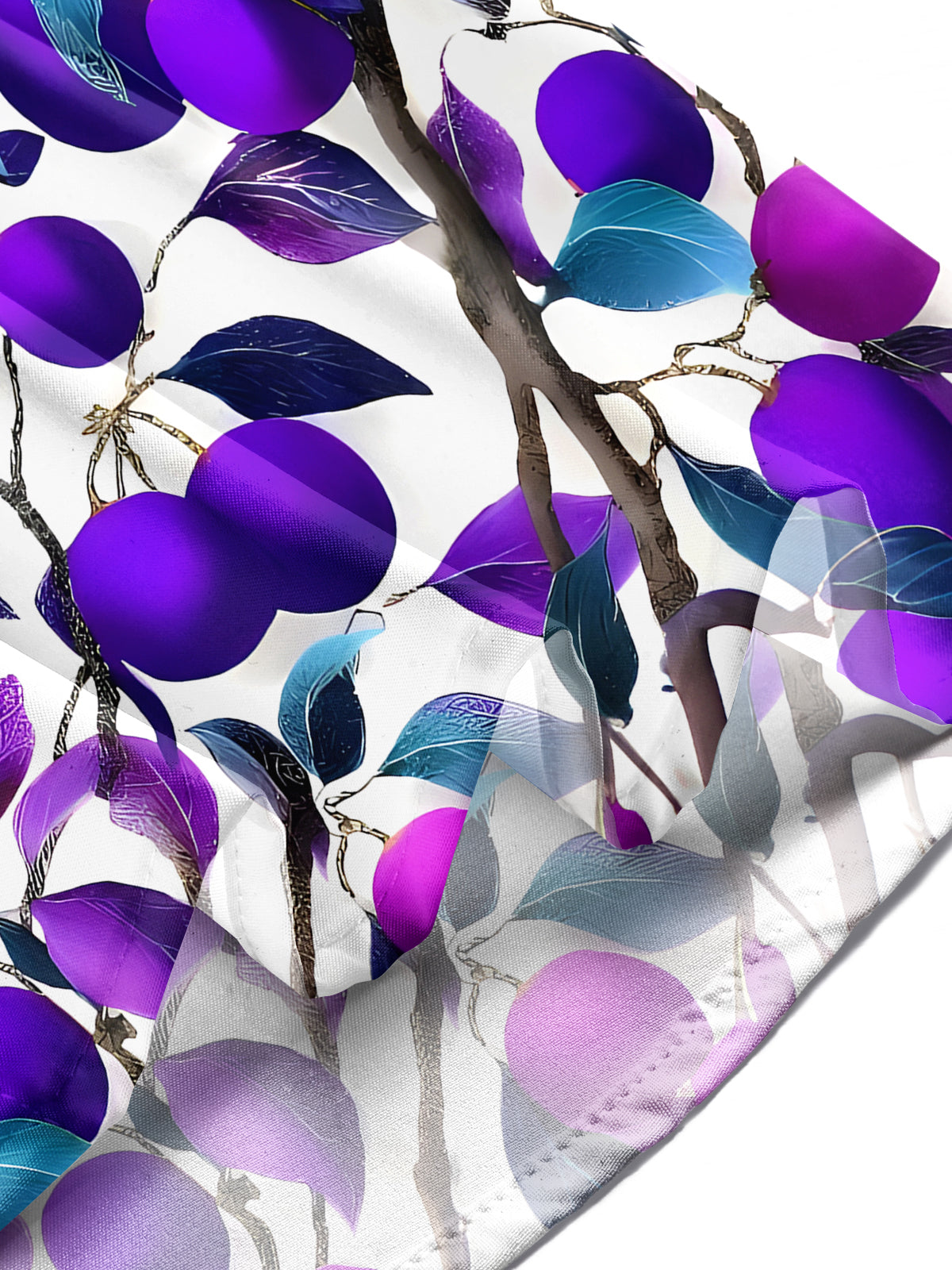 Fruit Prune Men's Pocket Short Sleeve Shirts