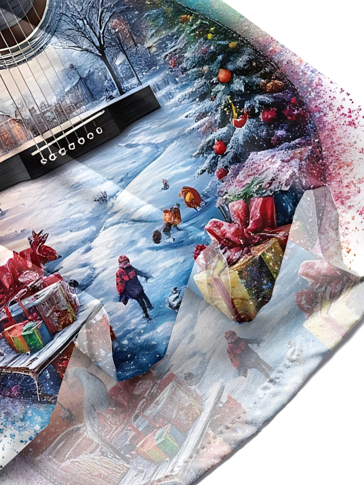 Guitar Building Bird Print Men's Pocket Short Sleeve Shirts