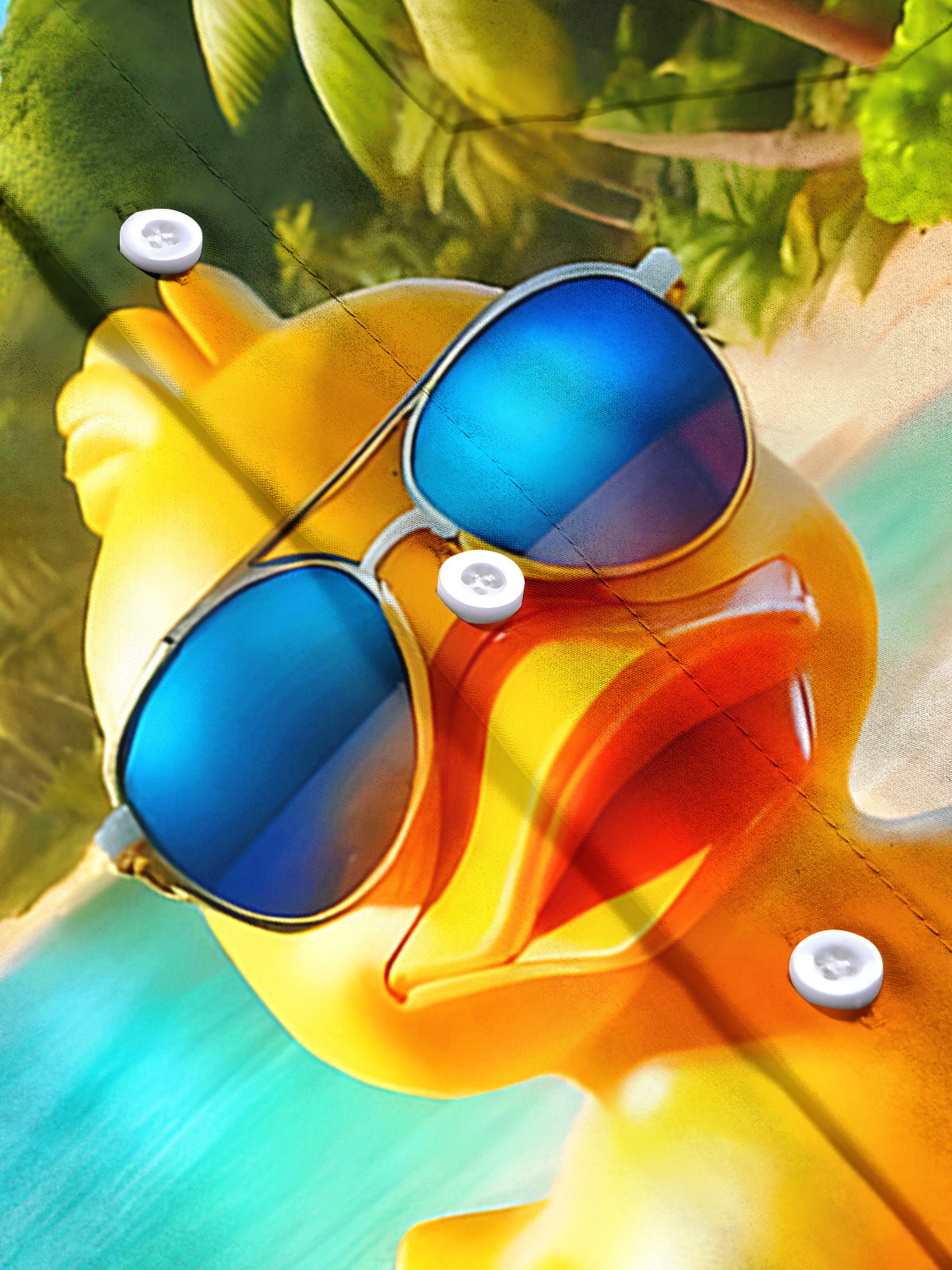 Hawaiian Duck Men's Pocket Short Sleeve Shirts