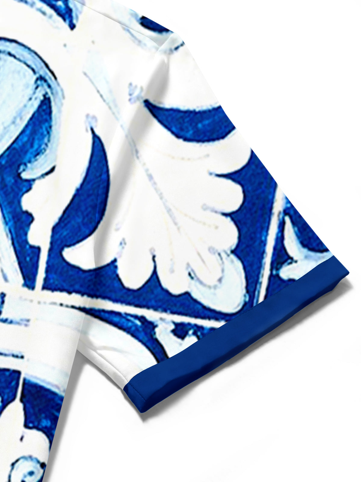 Floral Men's Pocket Short Sleeve Shirts