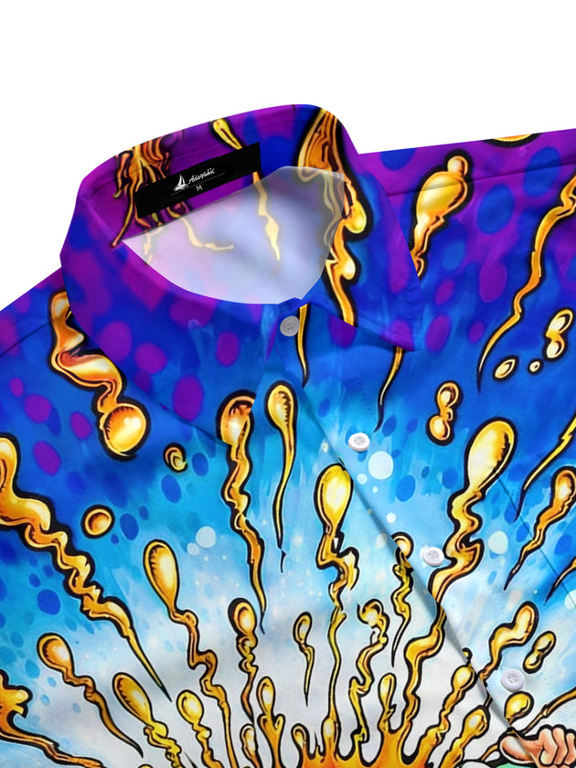 men's tropical shirt side view