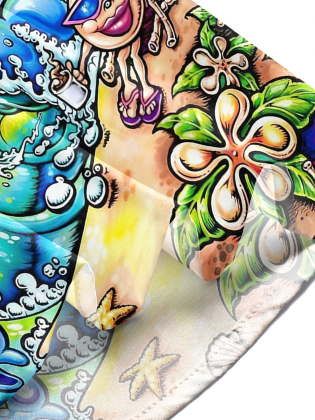 men's Hawaiian shirt tropical beach vacation