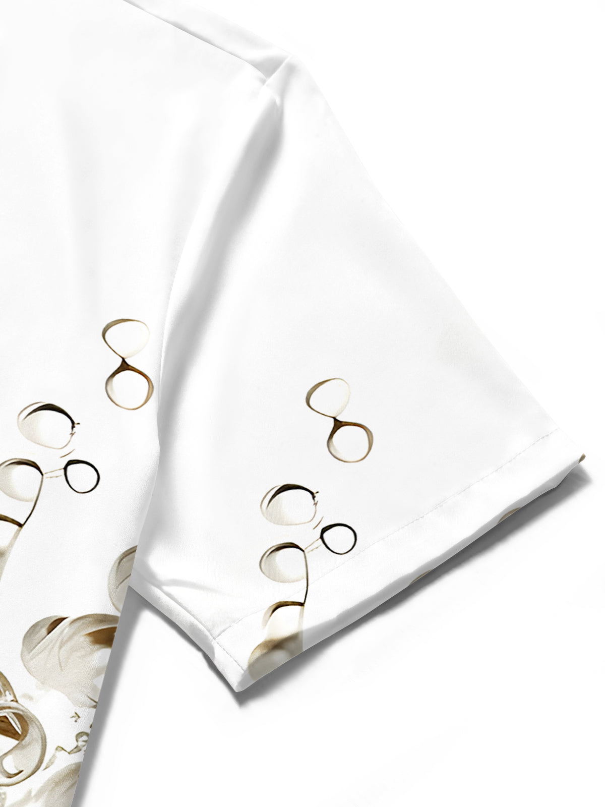 Water Drop Men's Pocket Short Sleeve Shirts