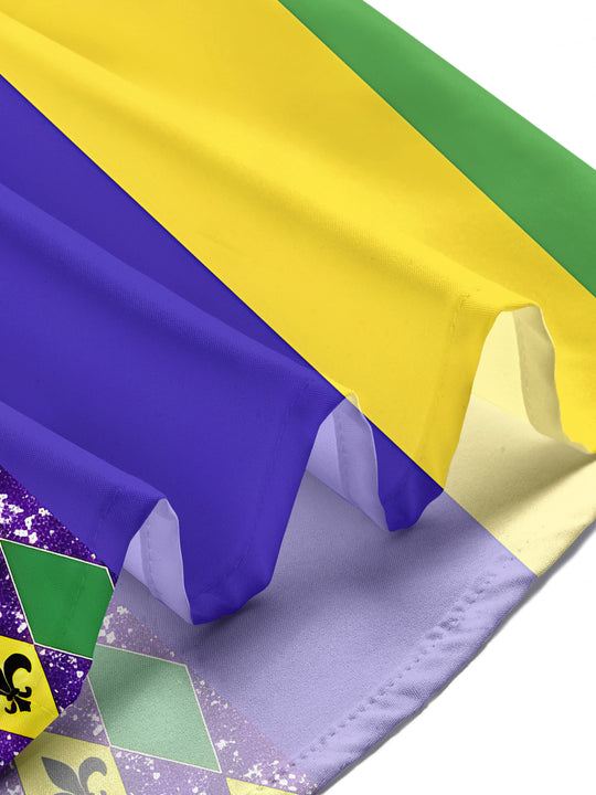 men's Mardi Gras shirt summer vacation