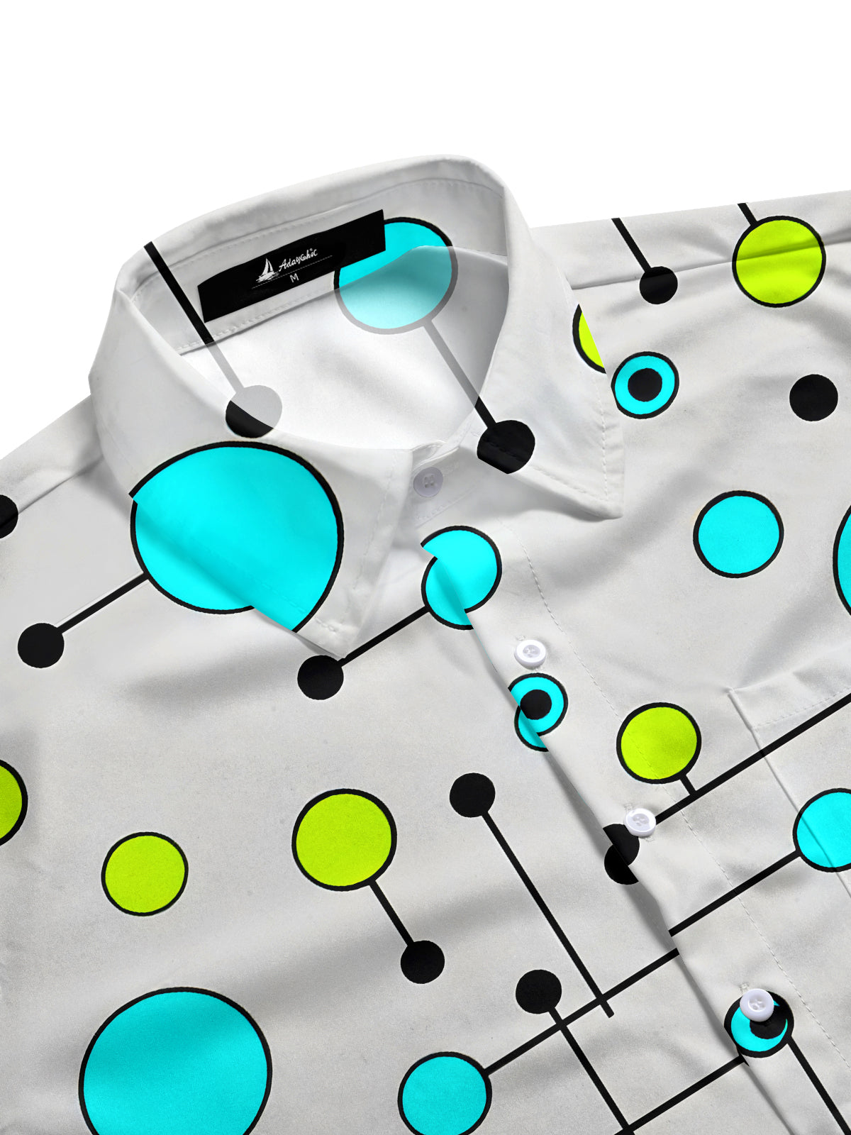 Geometry Men's Pocket Short Sleeve Shirts