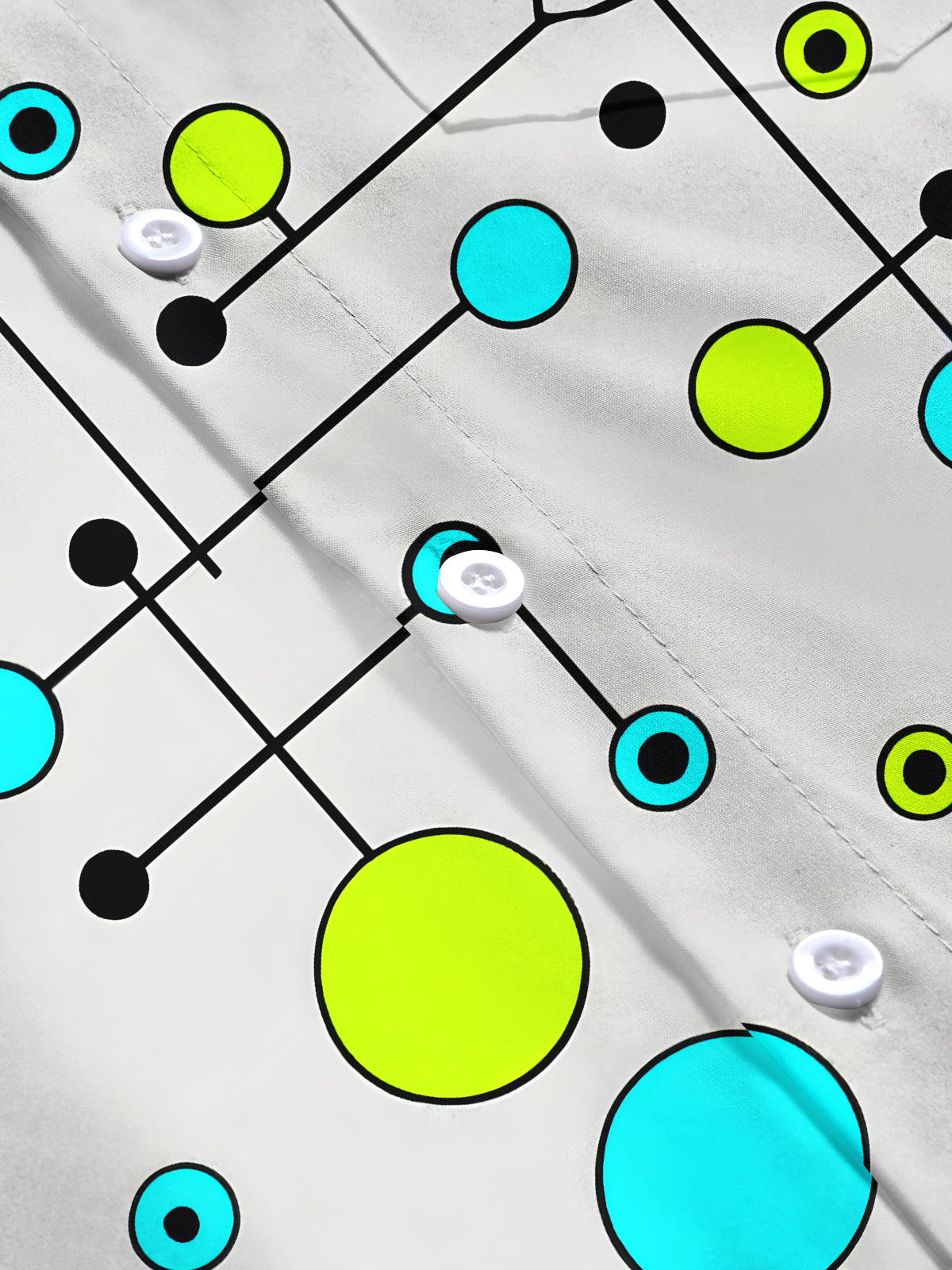 Geometry Men's Pocket Short Sleeve Shirts