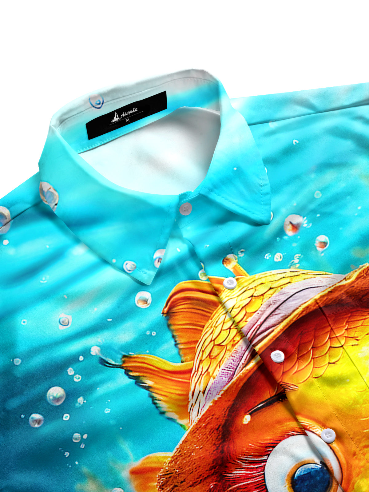 Hawaiian Goldfish Men's Pocket Short Sleeve Shirts
