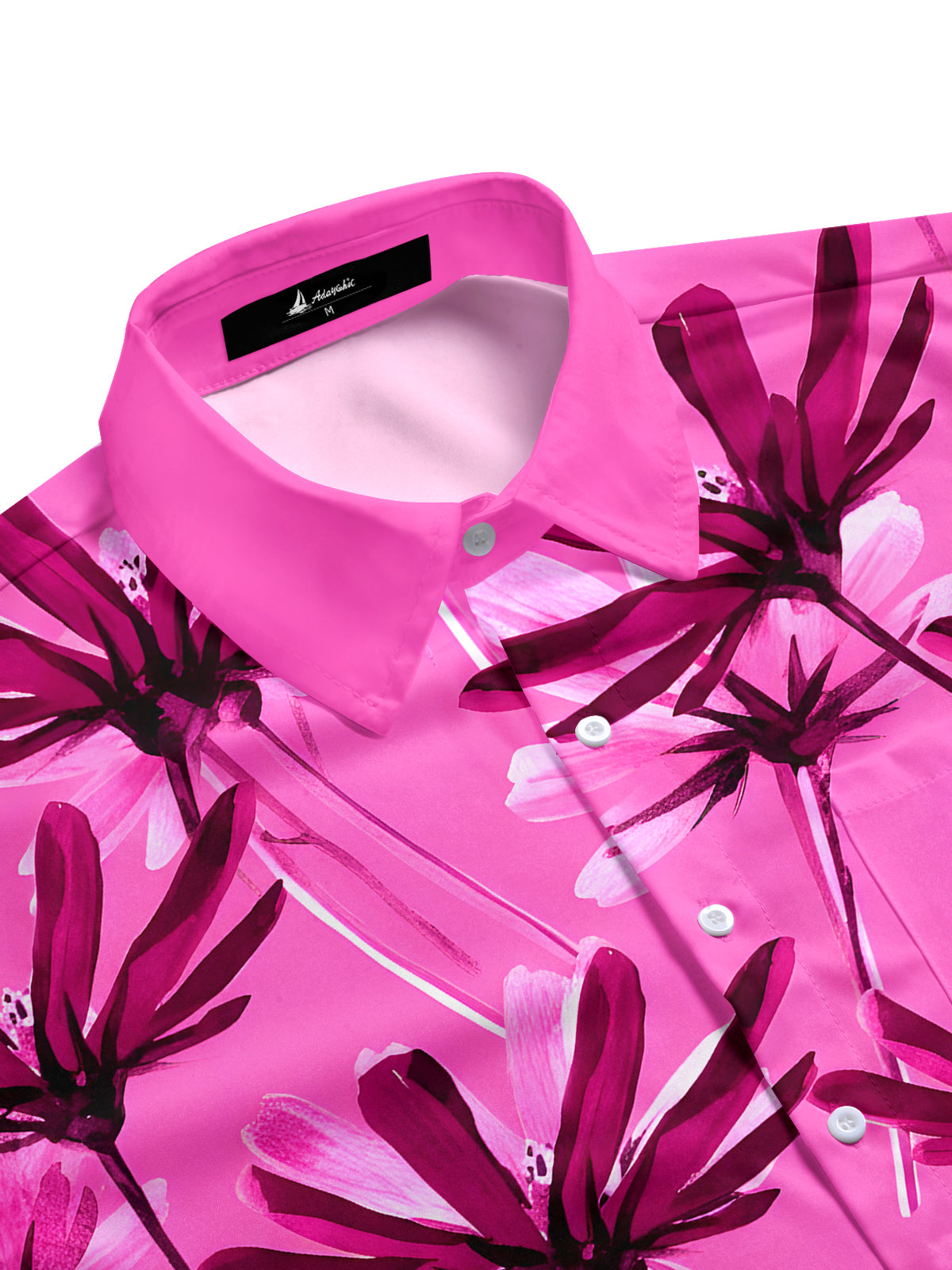 men's tropical shirt side view