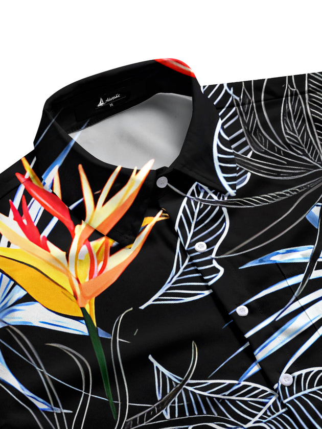 men's tropical shirt side view