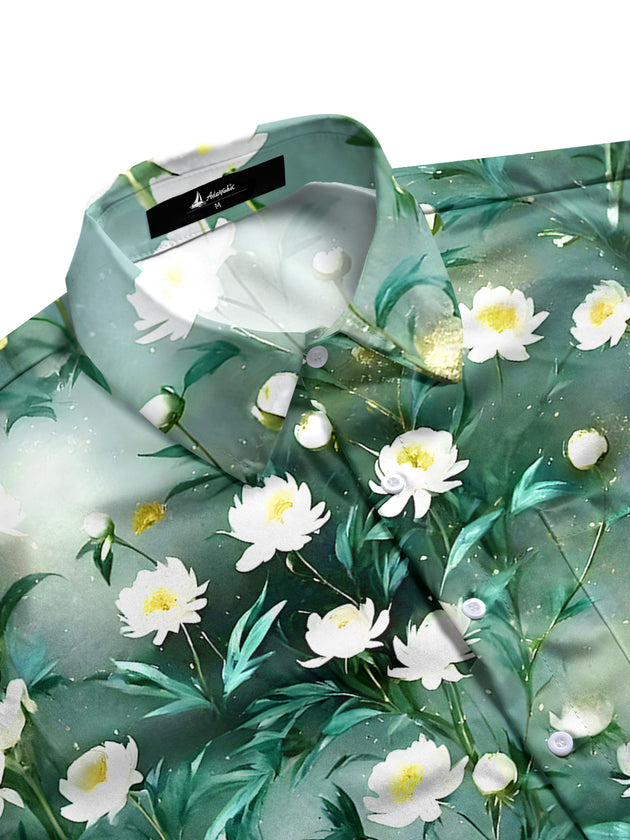 men's tropical shirt side view