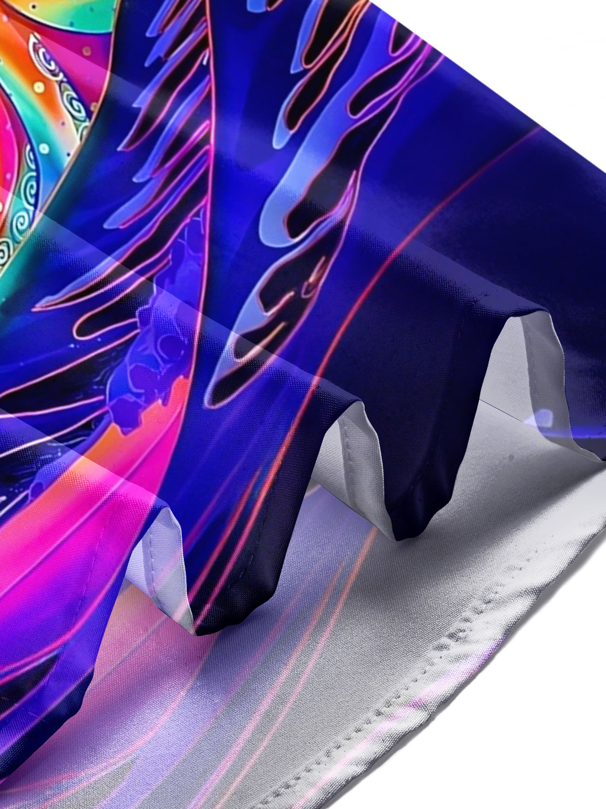 Wave Octopus Sun Print Men's Pocket Short Sleeve Shirts