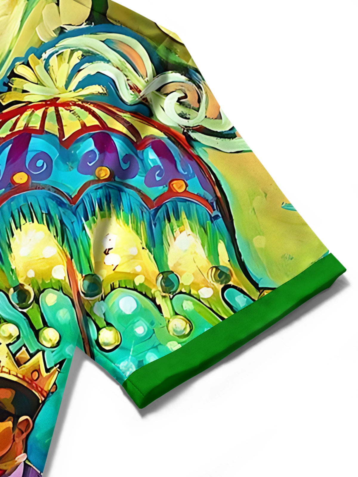Mardi Gras Art Print Men's Pocket Short Sleeve Shirts