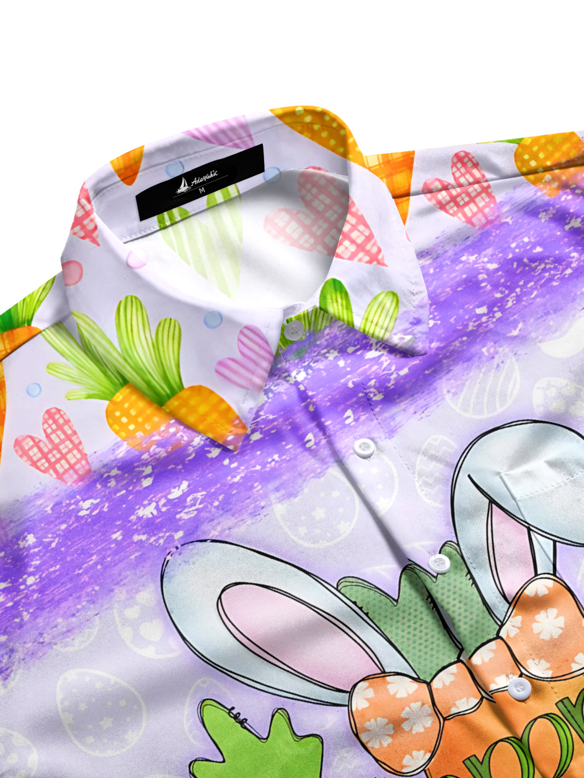 Hoppy Easter Men's Pocket Short Sleeve Shirts