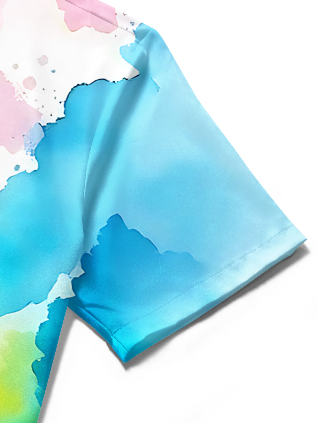 Boat Print Men's Pocket Short Sleeve Shirts