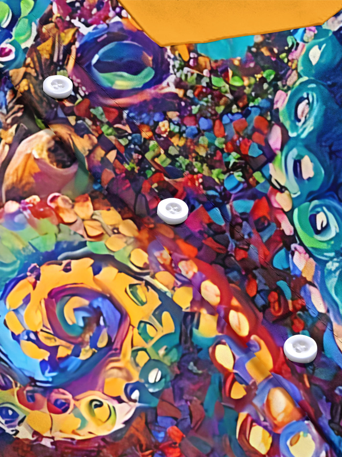 Octopus Art Print Men's Pocket Short Sleeve Shirts