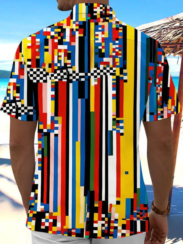 men's pocket shirt back view