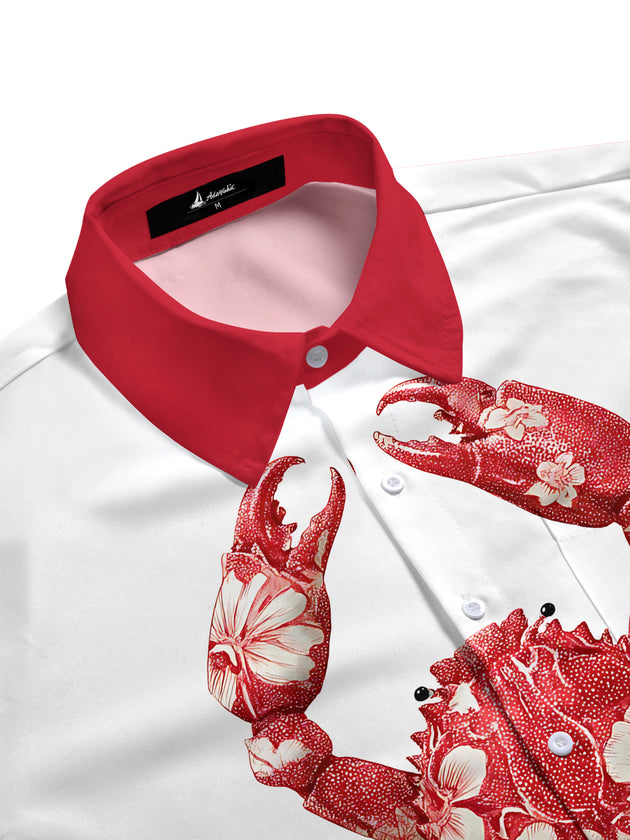 men's short sleeve shirt side view