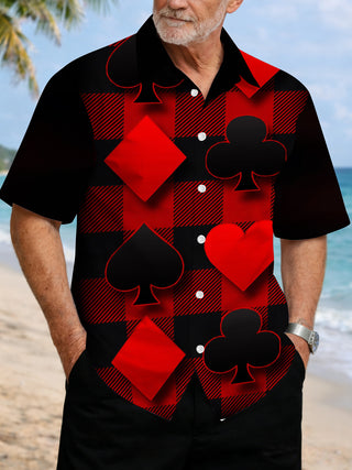 men's shirt front view