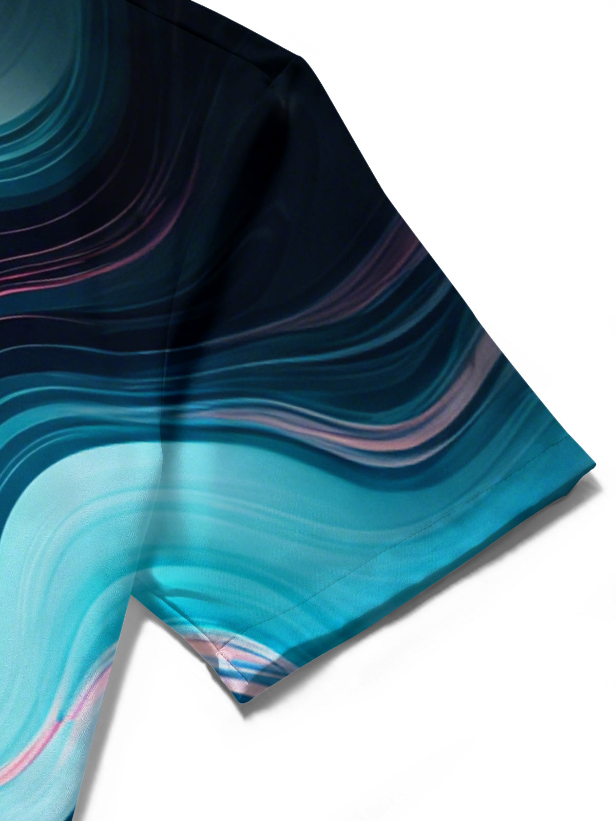 Floral Print Men's Pocket Short Sleeve Shirts