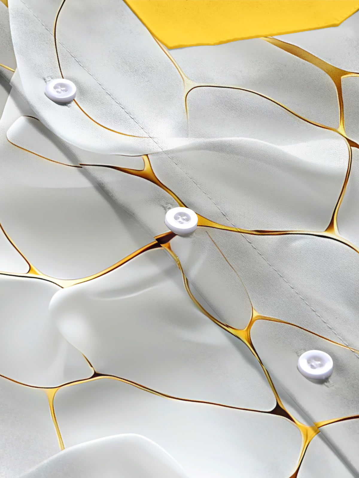 Abstract Print Men's Pocket Short Sleeve Shirts