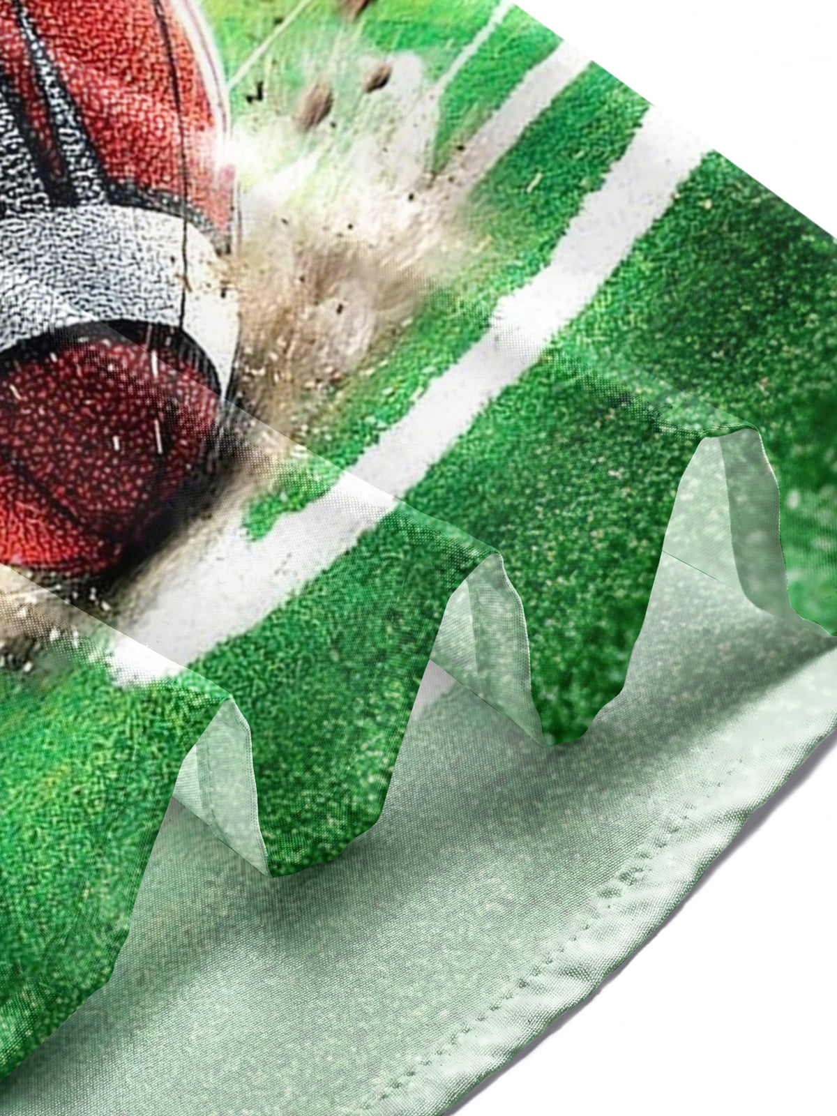 American Football Print Men's Pocket Short Sleeve Shirts