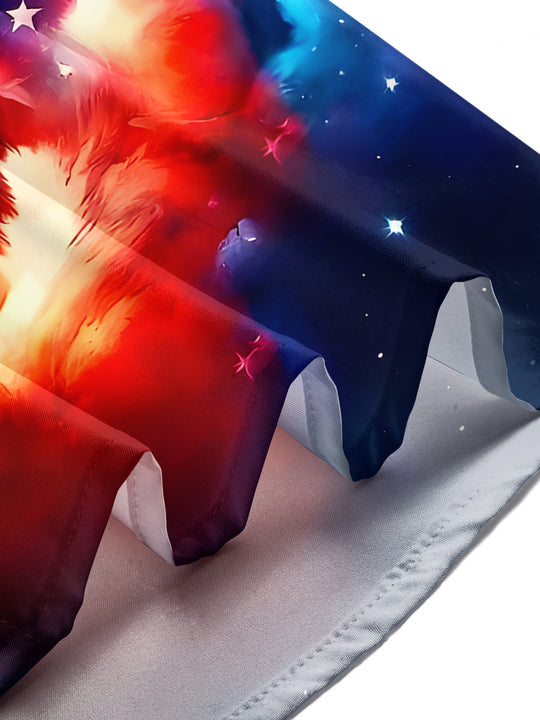 men's eagle print shirt Independence Day
