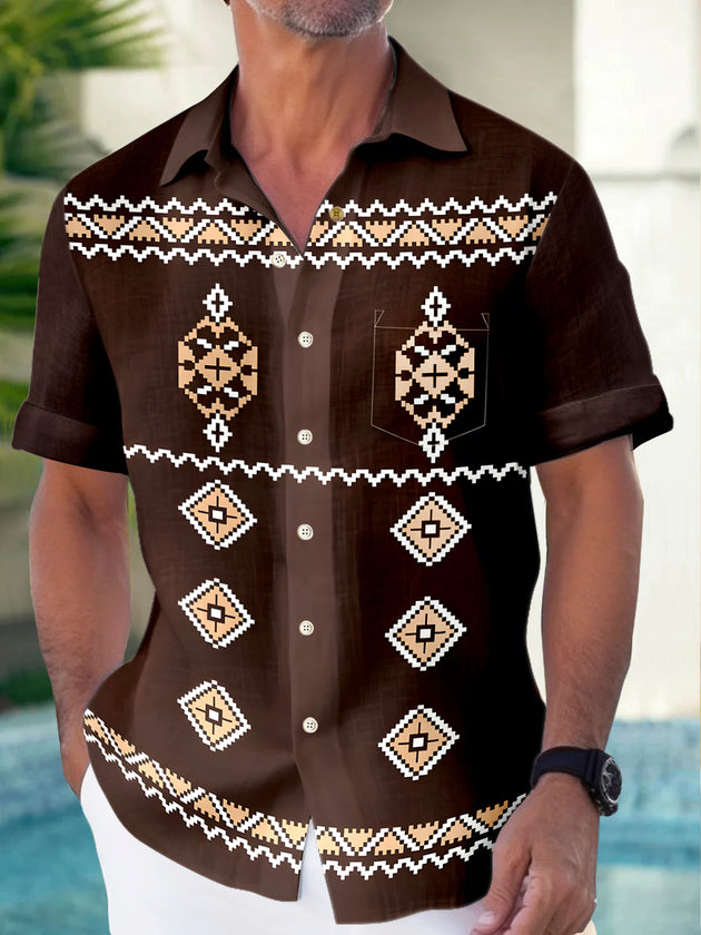 men's shirt front view