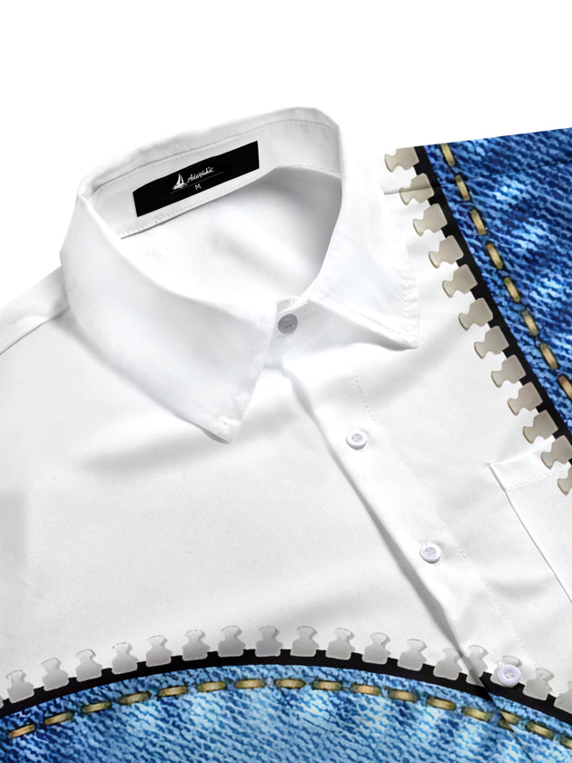 men's fun graphic shirt side view