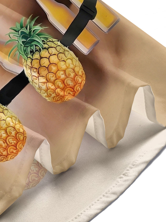 men's pineapple print shirt summer vacation
