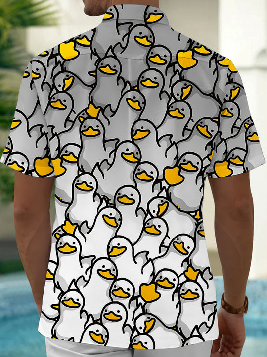 men's pocket shirt back view