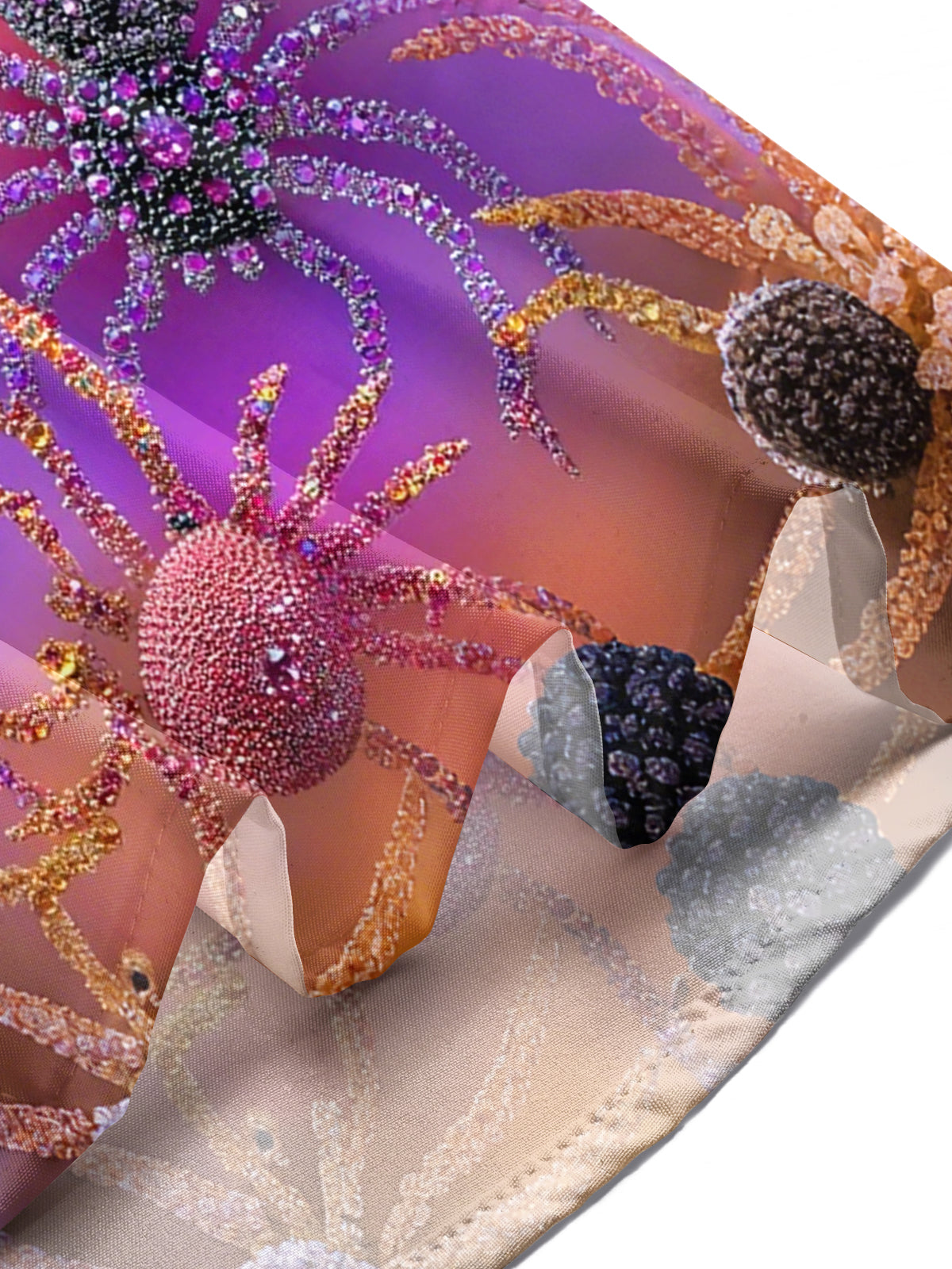 Spider Print Men's Pocket Short Sleeve Shirts