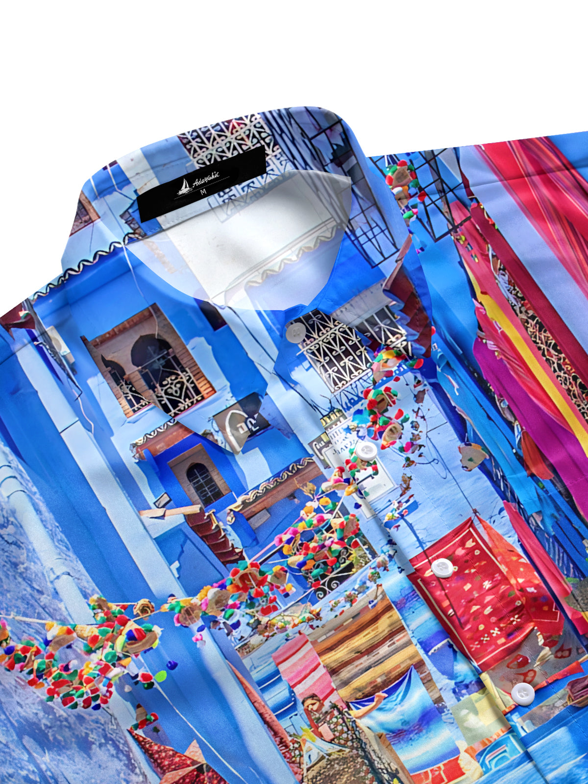 Street Print Men's Pocket Short Sleeve Shirts