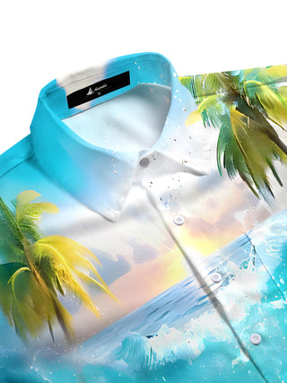 men's tropical shirt side view