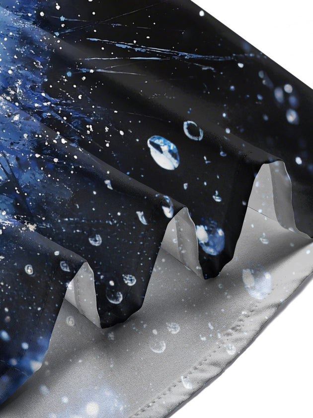 men's eye graphic print shirt summer vacation