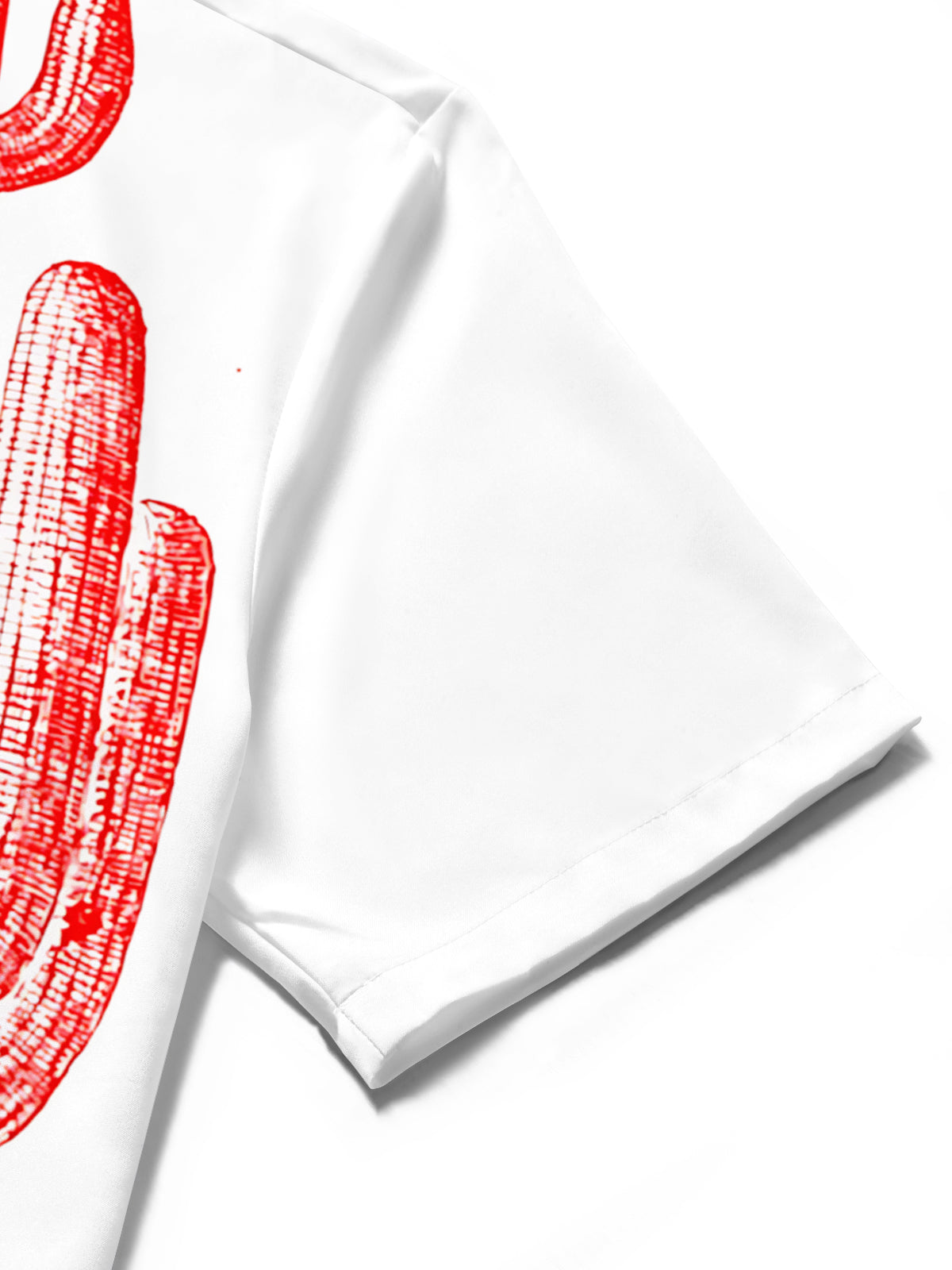 Cactus Print Men's Pocket Short Sleeve Shirts