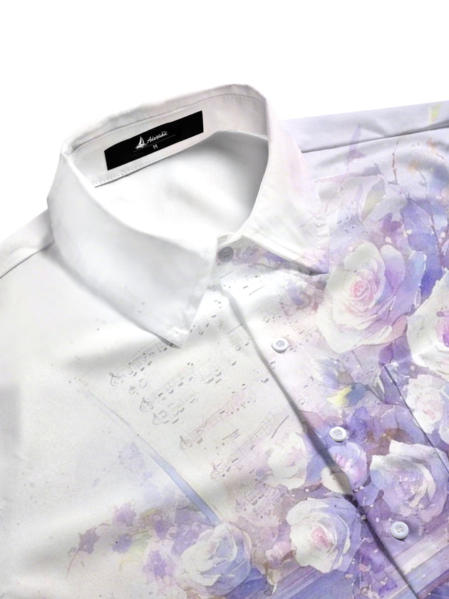 men's short sleeve shirt side view