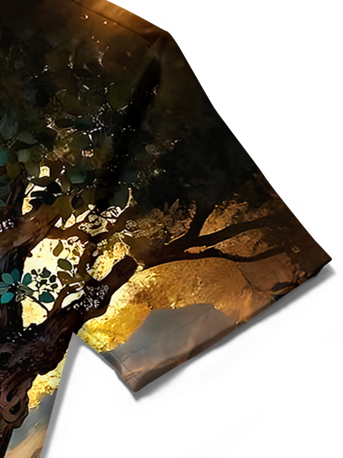 Buddhism Buddha Ficus Religiosa Men's Pocket Short Sleeve Shirts