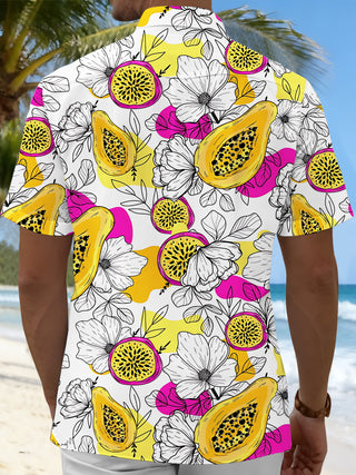 men's pocket shirt back view